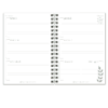Agenda cuaderno floral diario